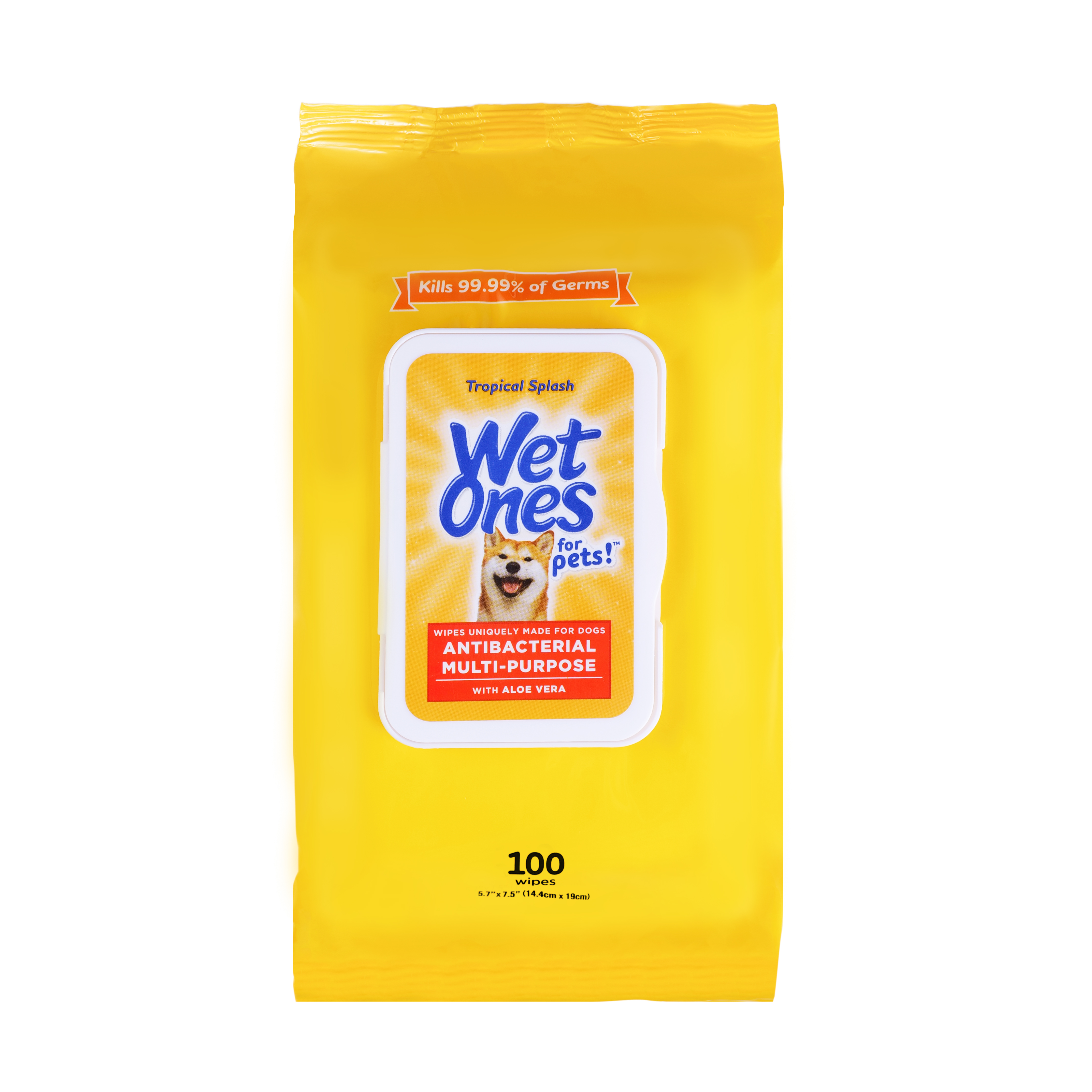 Wet Ones for Pets Antibacterial MultiPurpose Dog Wipes With Aloe Vera